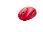 Une souris sans fil DPI rouge.