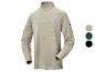 Chemise à manches longues beige pour homme avec logo Tommy Hilfiger.