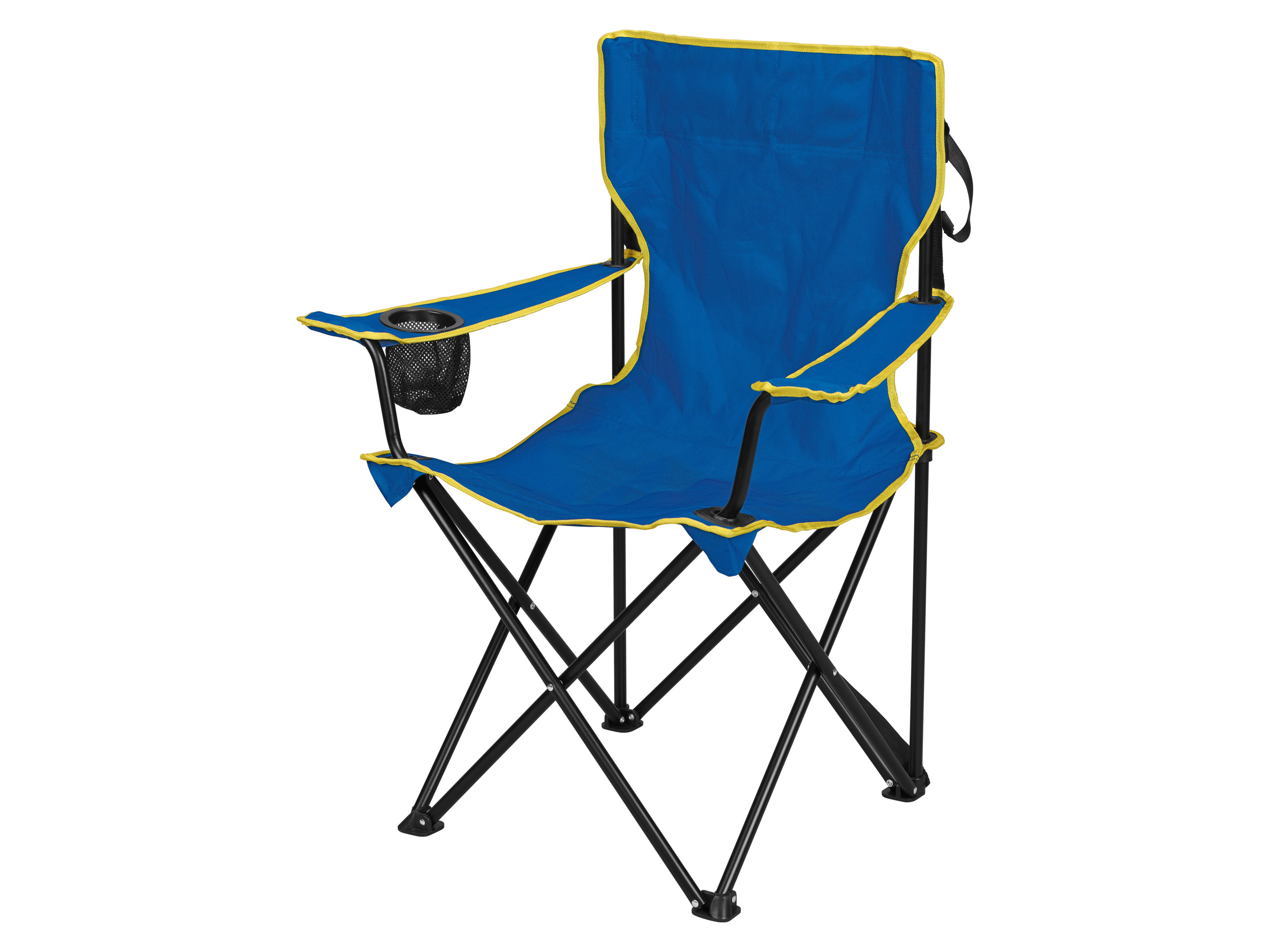 CRIVIT Chaise de camping basique pliante (bleu)