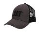 Casquette grise avec filet noir et logo brodé sur le devant