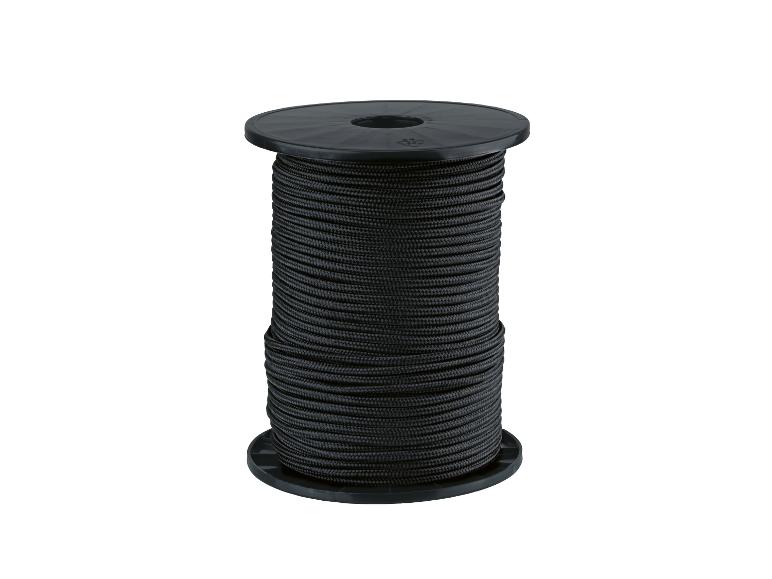 Corde noire sur une bobine