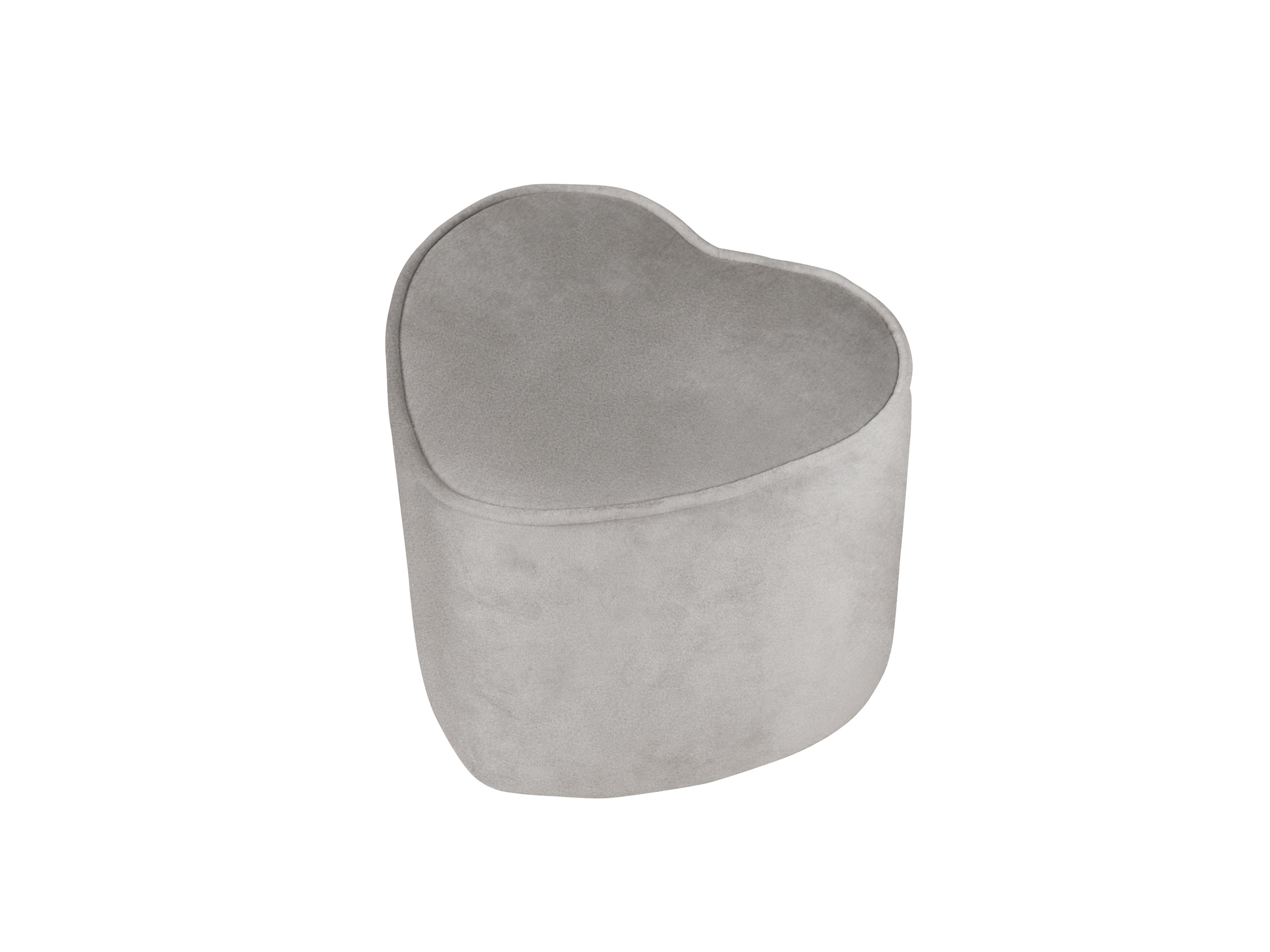 roba Pouf Coffre Ovale en Velours pour Chambre Enfant "Lil Sofa" Tabouret Avec Coffre de Rangement