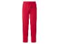 Pantalon de jogging rouge avec cordon de serrage à la taille.