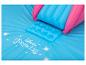 Toboggan et piscine gonflables bleus et roses avec le texte « Princess ».