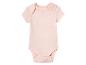 Bodysuit rose pâle pour bébé.