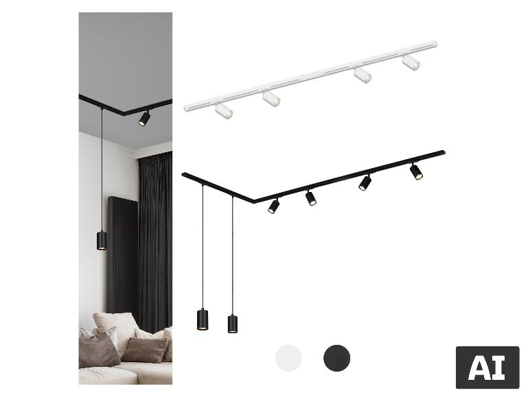 BRILONER LED Schienensystem Deckenleuchten, disponibles en blanc et noir [image générée par l'IA]