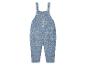 Combinaison en tricot bleu pour bébé.