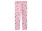 Legging rose pour enfant avec imprimé chats et étoiles