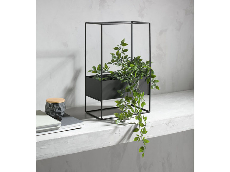 Aller en mode plein écran : Pot de fleurs avec cadre métallique - Image 6