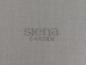 Tissu gris avec le logo 'Siena Garden'.