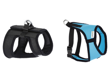 zoofari® Harnais pour chien, avec bordure en polaire