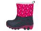 Bottes de neige fuchsia pour enfants avec motif renard et sapin de Noël