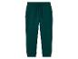 Pantalon de survêtement vert foncé avec cordon.