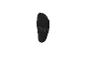 Chaussette de sport noire avec des rayures grises