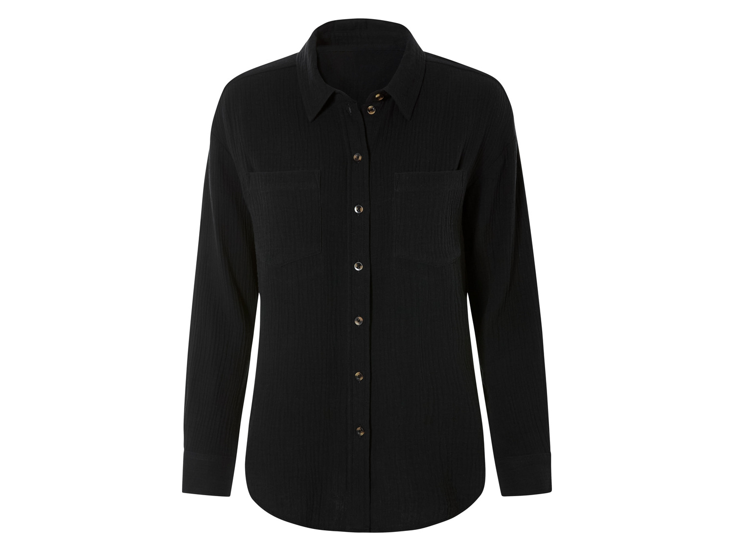 Robe Chemise Noire Esmara - Taille 36 - Occasion Très Bon état