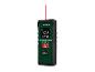 Télémètre laser avec affichage numérique montrant 0.554 m et 0.548 m.