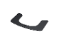 Support en plastique noir pour chaise bébé.