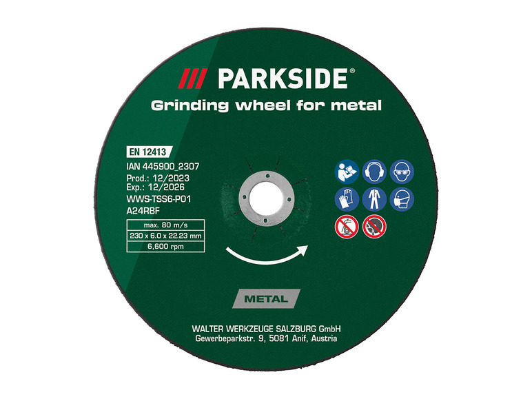 Aller en mode plein écran : PARKSIDE® Kit de disques à tronçonner ou ébavurer ou Disque à tronçonner diamanté, Ø 230 mm - Image 8