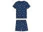 Pyjama enfant : haut et short marine à motifs voiliers.