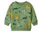Sweat-shirt vert pour enfants avec imprimé animaux de la jungle
