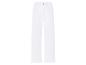 Pantalon blanc, coupe large.