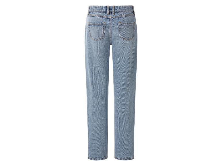 Jean denim bleu clair pour femme, vue arrière