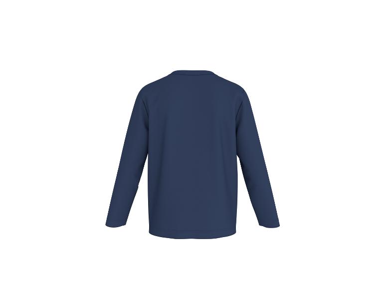 LUPILU® T-shirt à manches longues pour enfant, bleu foncé, vue arrière
