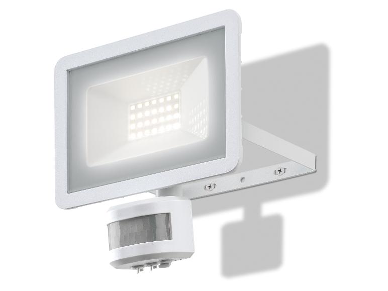 Projecteur LED blanc avec détecteur de mouvement intégré
