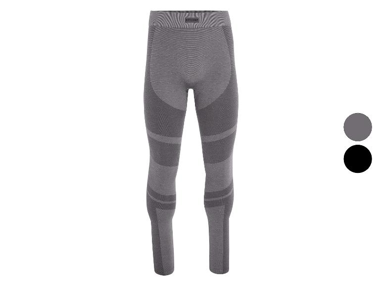 Collant thermique gris Spyder avec détails de design, avec options de couleur grise et noire.