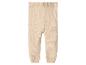 Pantalon bébé en maille beige