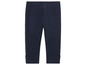 Leggings bleu marine avec des nœuds en bas.