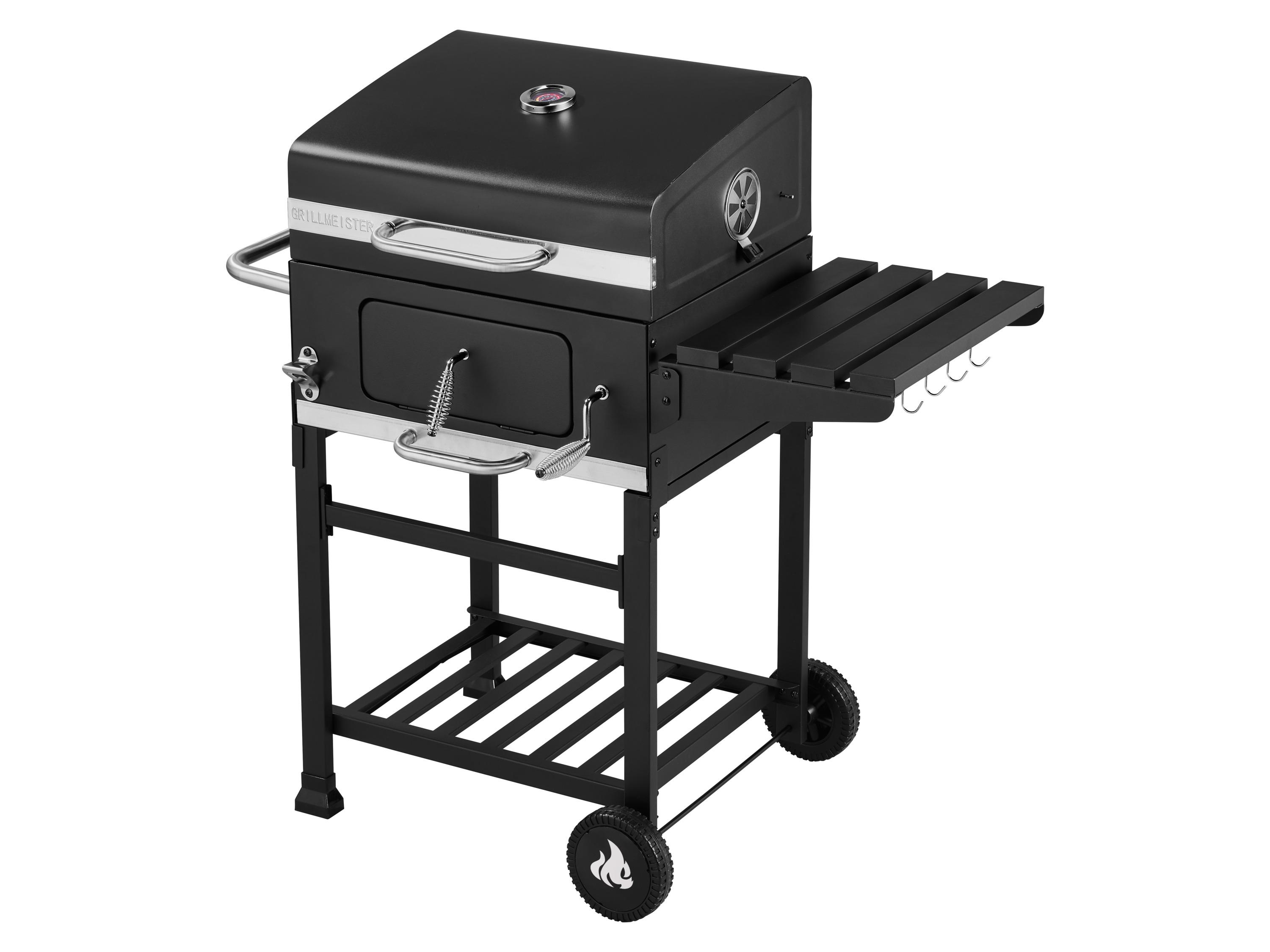 GRILLMEISTER Barbecue confort au charbon de bois KANSAS