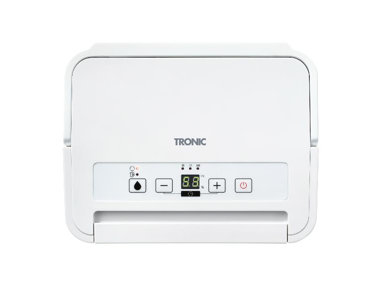 Déshumidificateur blanc TRONIC avec panneau de contrôle.
