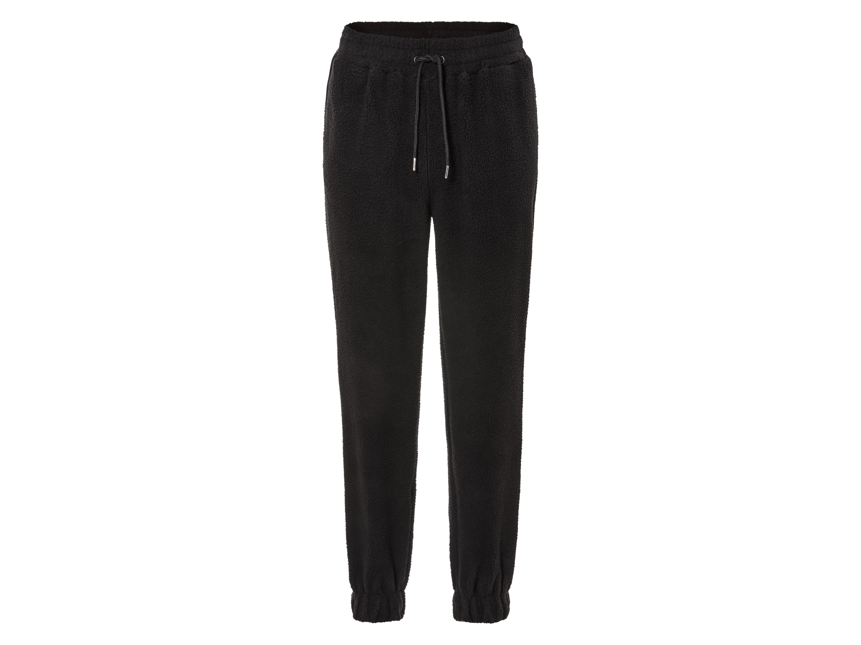 LIVERGY® Pantalon en sherpa homme (M, noir)