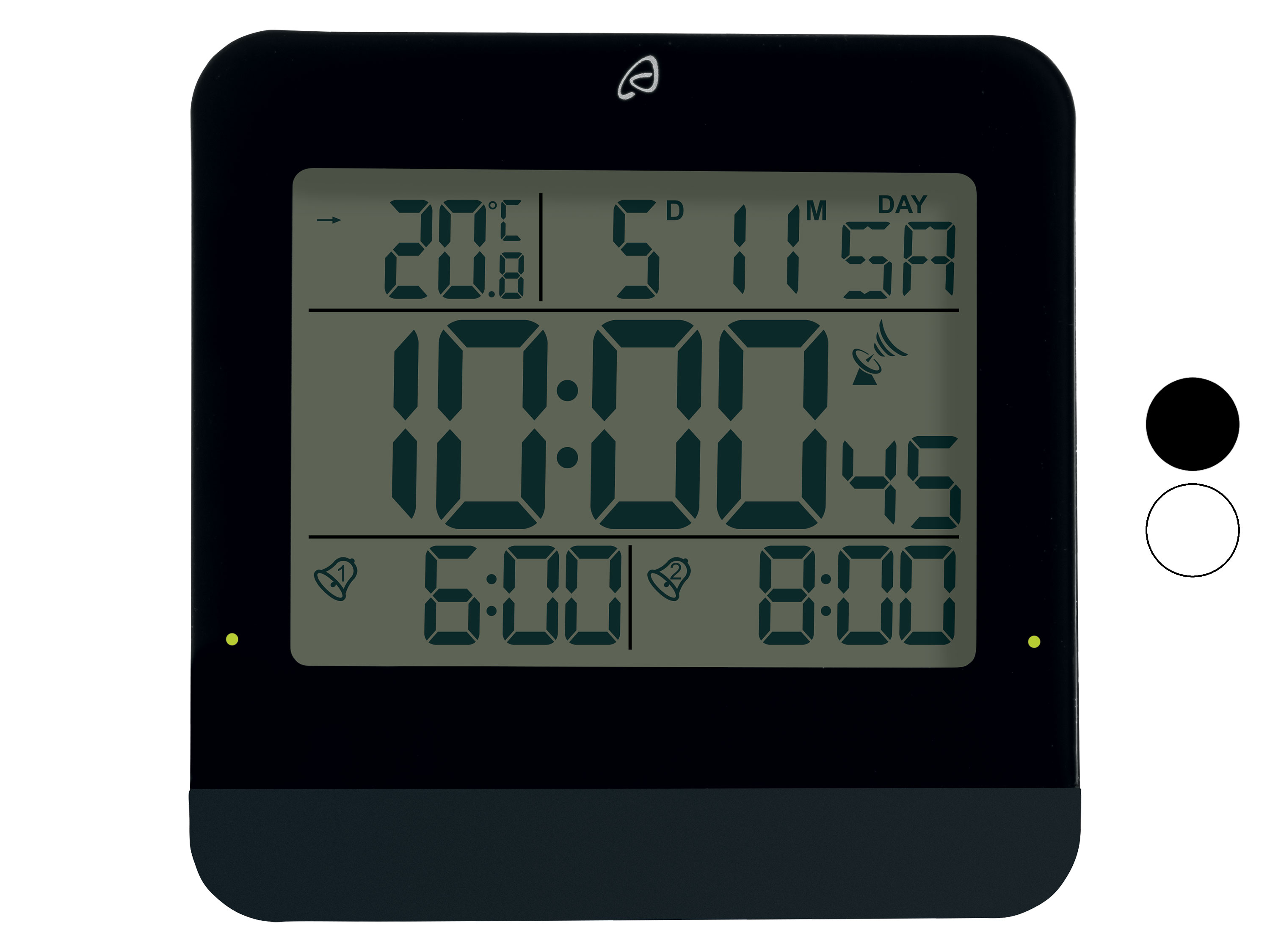 AURIOL® Réveil LCD radioguidé 4-LD6403-1