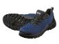 Chaussures de sécurité Parkside bleues en tissu respirant.