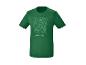 T-shirt vert avec un motif répété du mot « PARKSIDE » et « PARKSIDE » en bas.