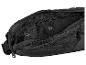 Sac banane noir avec compartiments intérieurs et protection RFID.