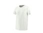 T-shirt blanc à manches courtes et col rond
