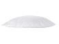 Oreiller blanc simple sur fond blanc