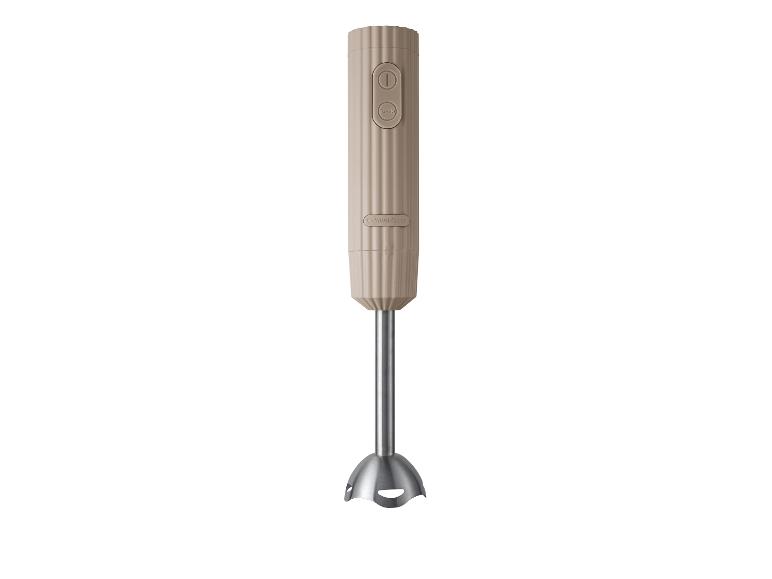 Mixeur plongeant SilverCrest beige avec boutons marche/arrêt et turbo