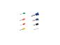 Assortiment de cosses de câble colorées pour fils.