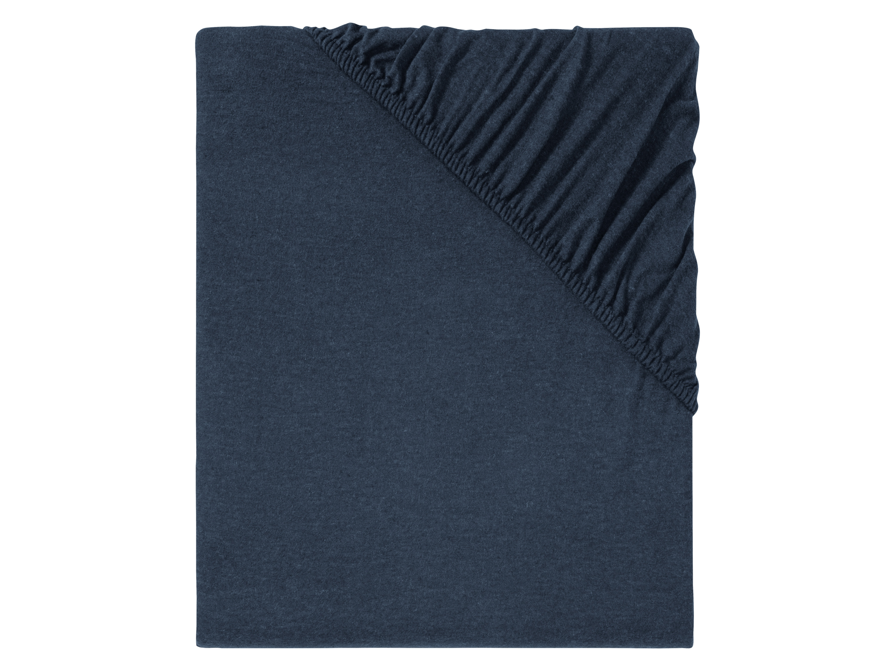LIVARNO home Drap-housse en flanelle, 90-100 x 200 cm (bleu foncé)