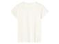 T-shirt blanc à manches courtes.