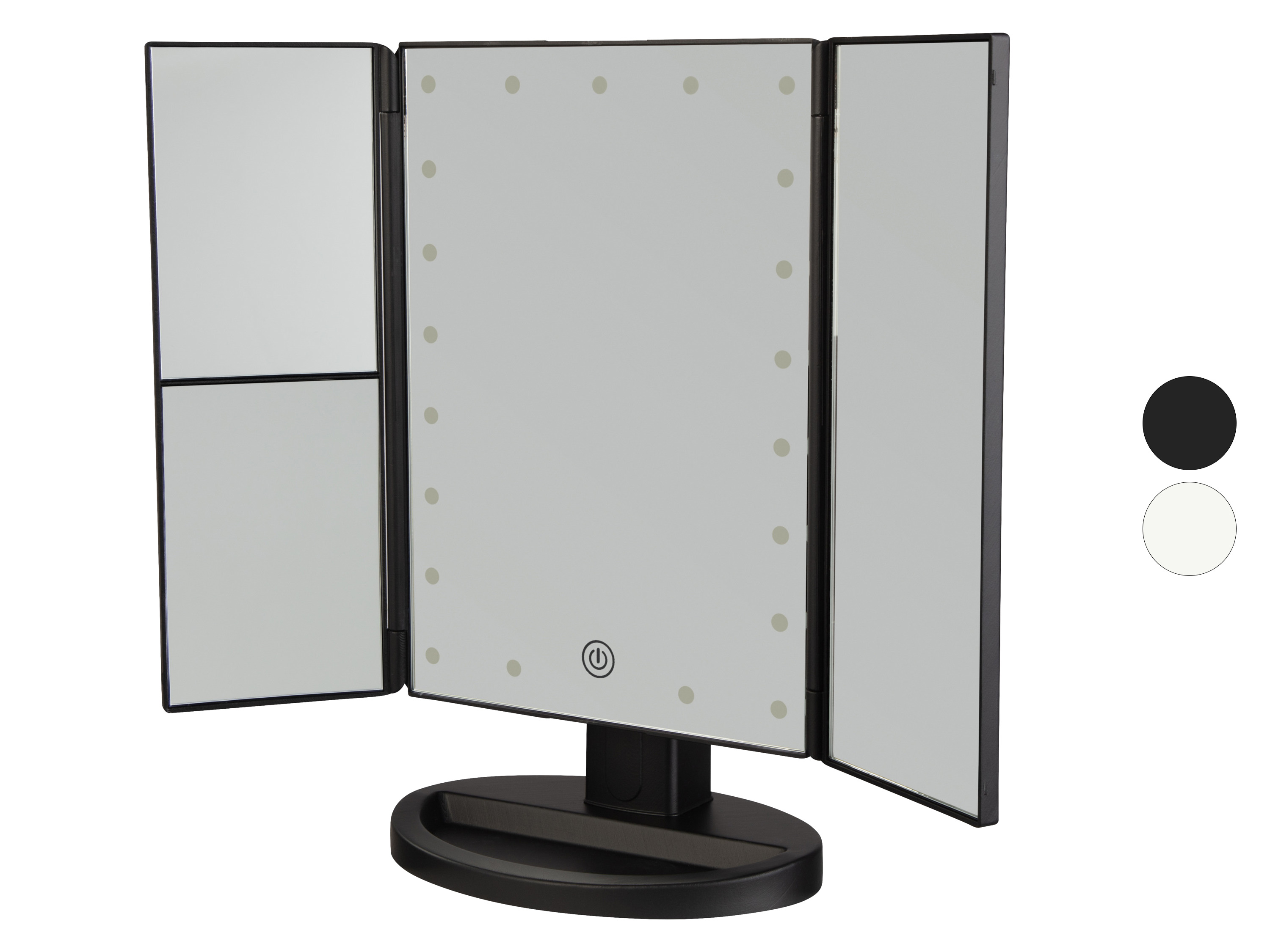 CIEN Beauty Miroir de maquillage LED pliable