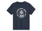 T-shirt bleu marine enfant, imprimé "Superior Team" style vintage.