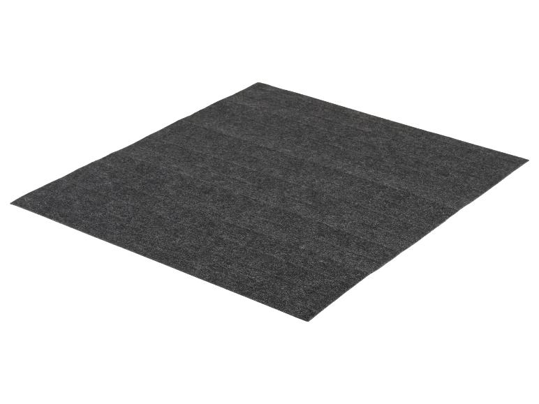Tapis de sol gris foncé rectangulaire