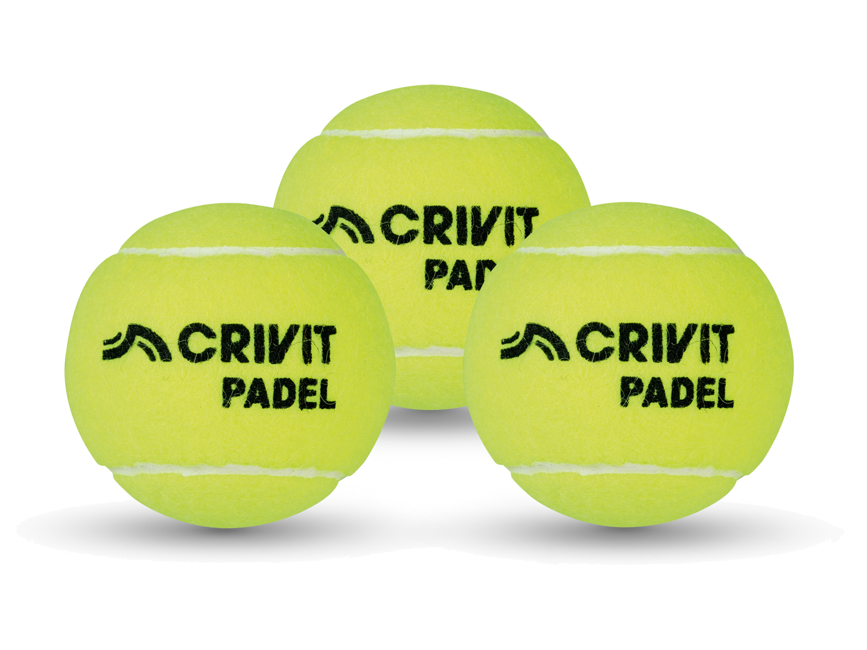CRIVIT Lot de 3 balles de padel - 1