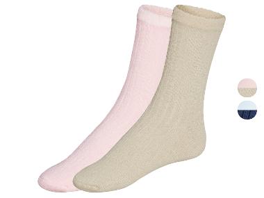 esmara® Lot de 2 paires de chaussettes femme