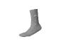 Chaussette de sport grise avec logo blanc